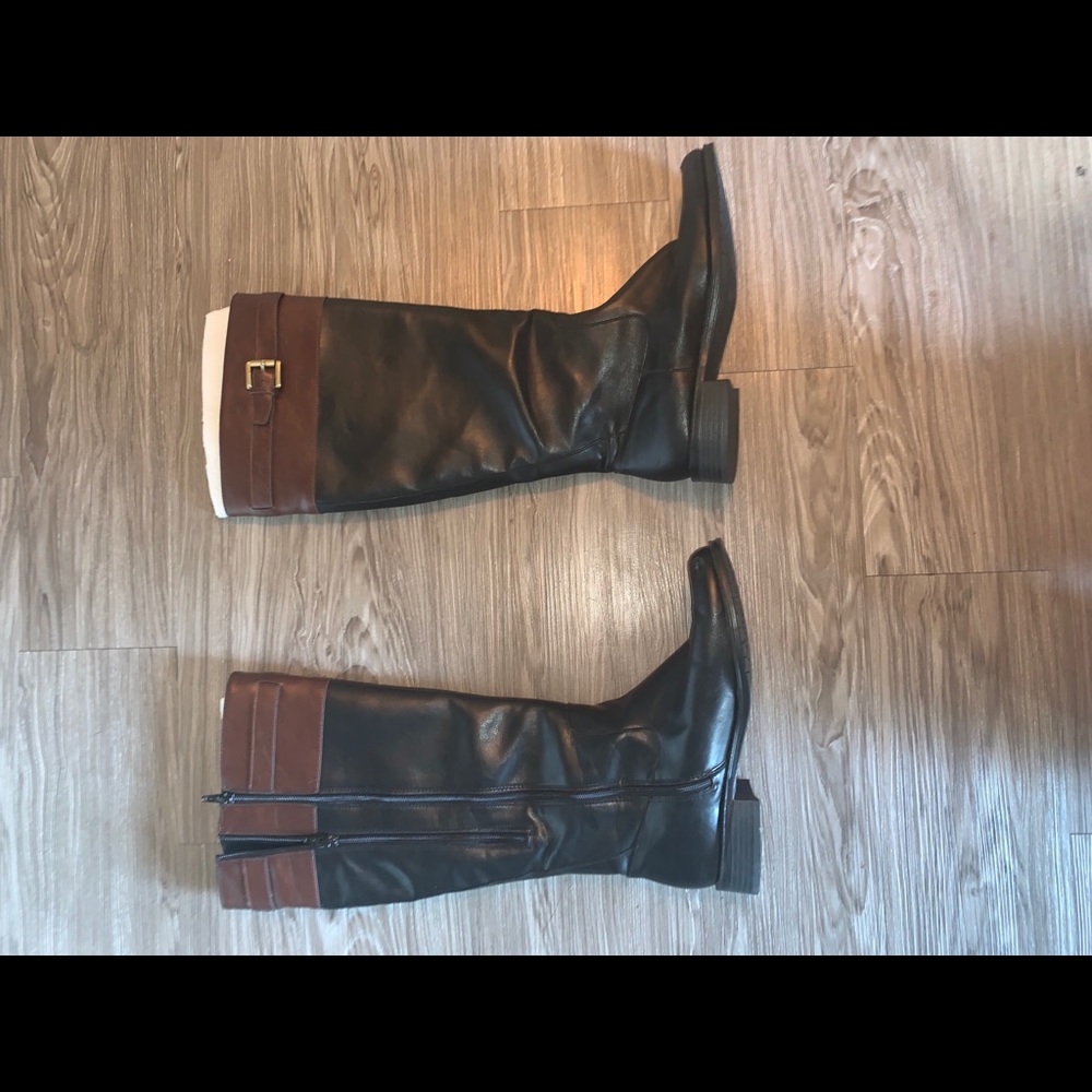 Below the knee riding boot